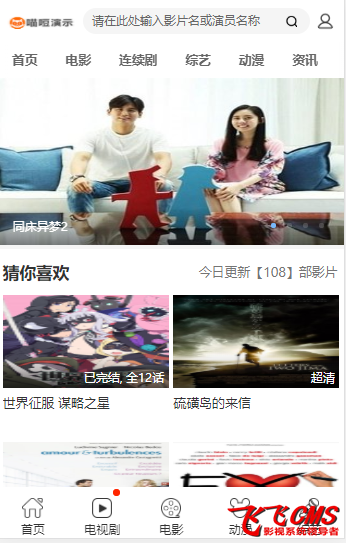 三十四套套飞飞CMS影视站模板下载