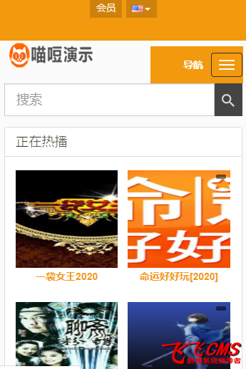 三十四套套飞飞CMS影视站模板下载