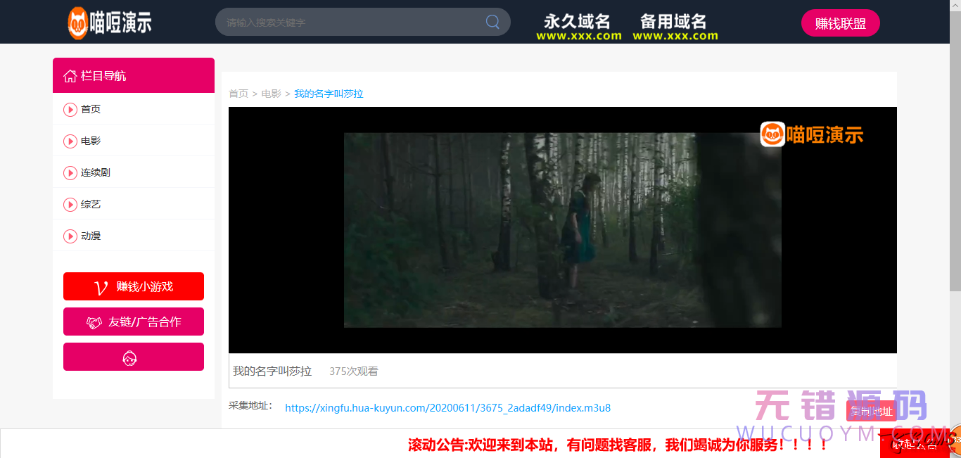 三十四套套飞飞CMS影视站模板下载