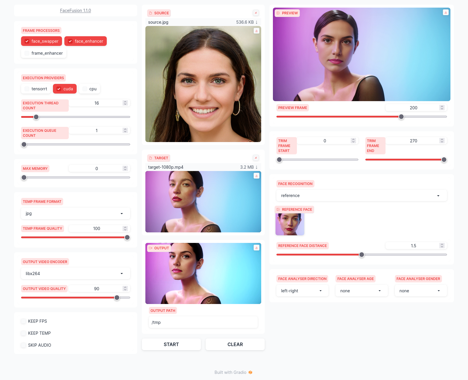 AI换脸源码 Python实现一键换脸
