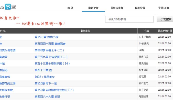一套功能完整，强大的小说搜索引擎系统