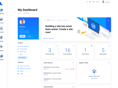 Lagom WHMCS Client Theme By RSStudio v2.2.5 Nulled 开心版破解版