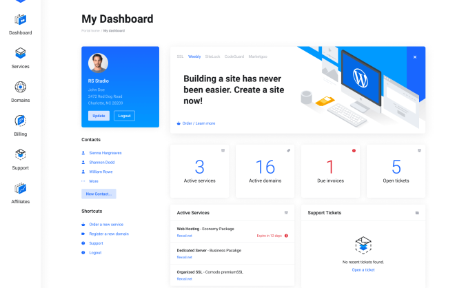 Lagom WHMCS Client Theme By RSStudio v2.2.5 Nulled​ 开心版破解版