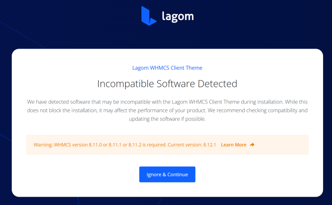 WHCMS 8.12.1 安装开心破解版Lagom 2.3.1 Nulled